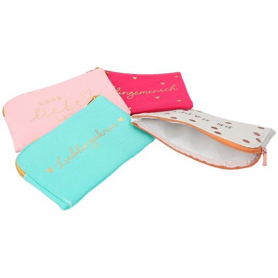 Stofftäschchen WUNSCHERFÜLLER Geldgeschenk 1 x 20,5 x 12,5 cm 