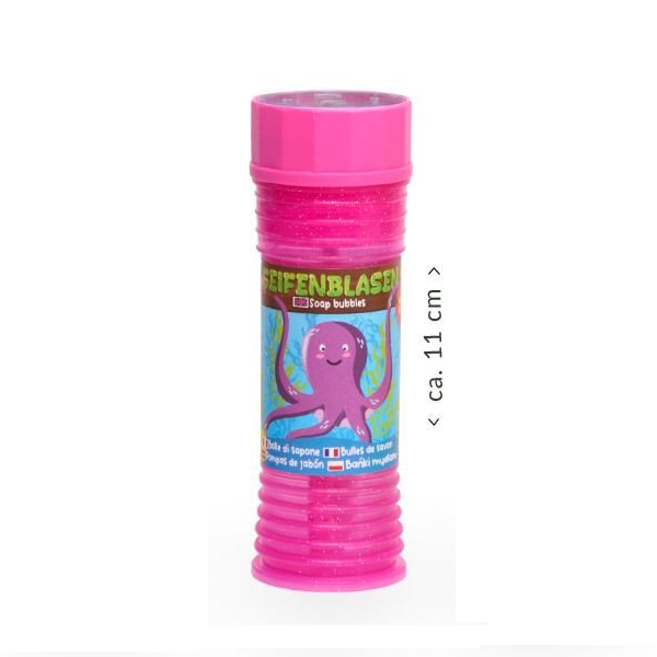 Seifenblasen OCEANLIFE OKTOPUS Pink 50ml 3,5x3,5x11cm