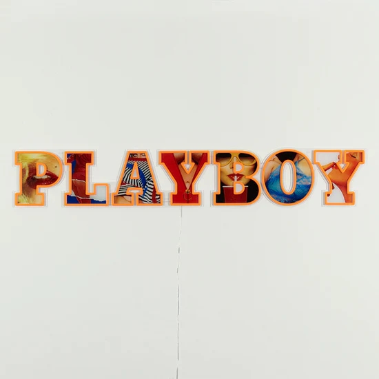1ltqvBz8GXek8f Neon Sign PLAYBOY meets Locomocean Acryl Orange 12V dimmbar handgemacht 115x1,9x19,5cm