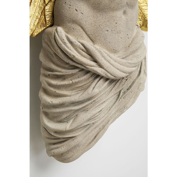 7rPLhmxegFHm06 Wandobjekt Guardian Angel Male handgearbeitet Unikat 71x124x17,8cm