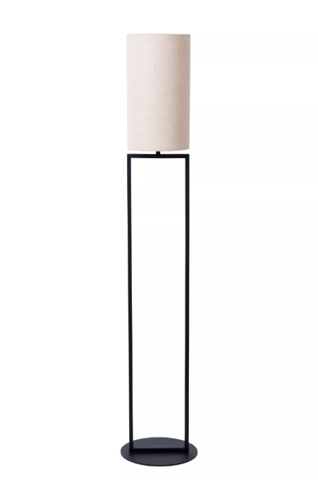 Stehlampe HERMAN Baumwolle Stahl E27 26x26x137cm