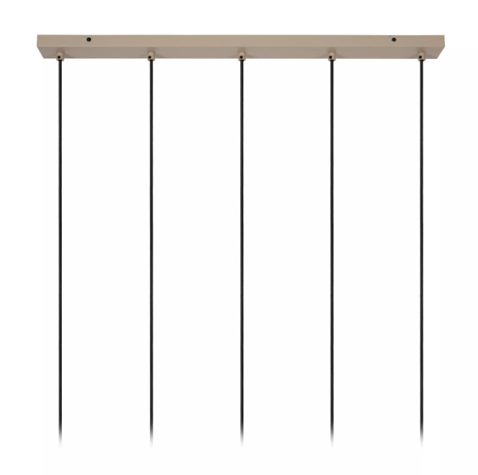 Pendelleuchte EVORA Metall 5xGU10 dimmbar 100x8x150cm