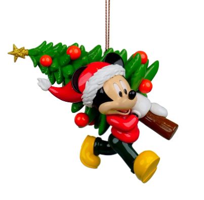 3D Baumhänger Mickey mit Weihnachtsbaum