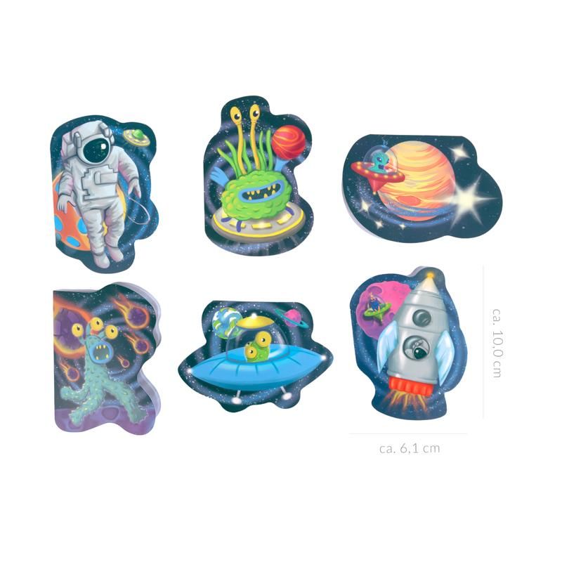 962157_d SPACE ADVENTURE Mini-Blöckchen 40 Blatt