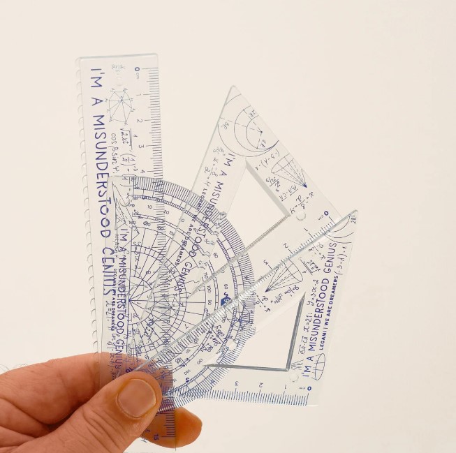 4er Geometrieset - You Rule! I'm a misunderstood Genius 4er Geometrieset - You Rule! I'm a misunderstood Genius