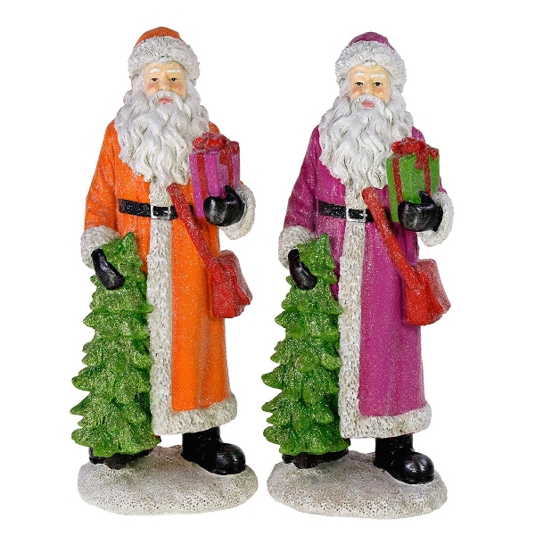 Dekofigur WEIHNACHTSMANN Polyresin 12x10x30cm Dekofigur WEIHNACHTSMANN Polyresin 12x10x30cm