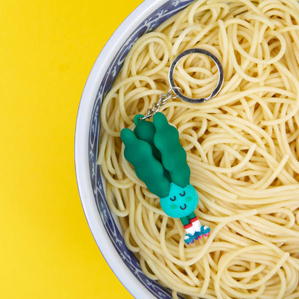 Schlüsselanhänger RAMEN CHOI CHOI Pak Choi von Brosmind x Balvi 2,6x6,8x14,6cm