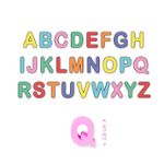 ABC Radierer Buchstaben 4,5x4,5x16,5cm ABC Radierer Buchstaben 4,5x4,5x16,5cm