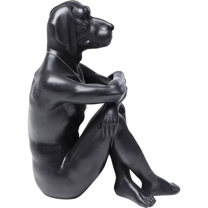 5UMIlTuyQgJa2D Dekofigur Gangster Dog Black 33x26x17cm