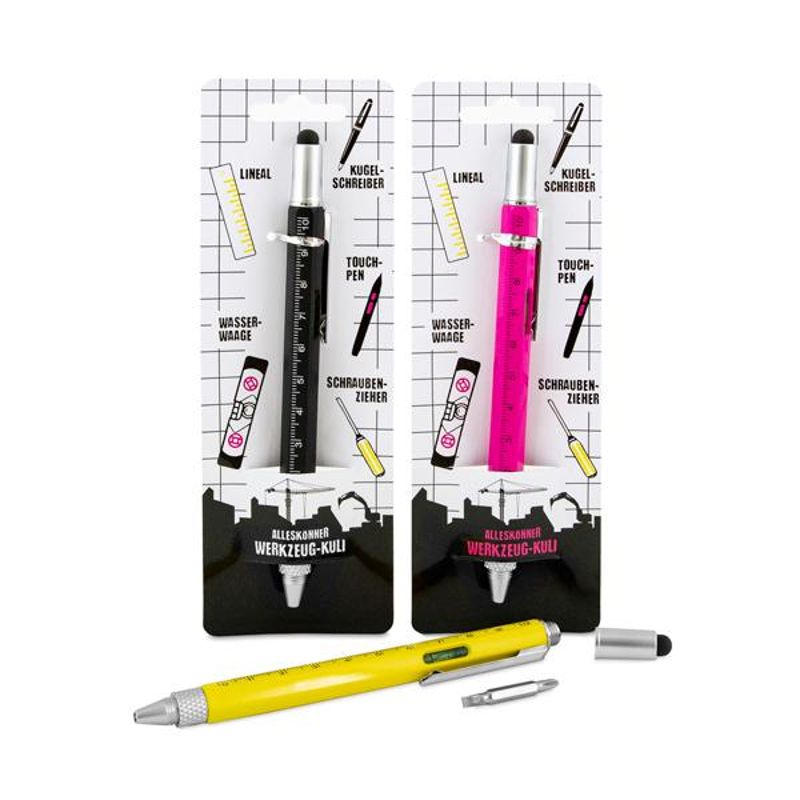 Werkzeugkugelschreiber mit 5 Tools 