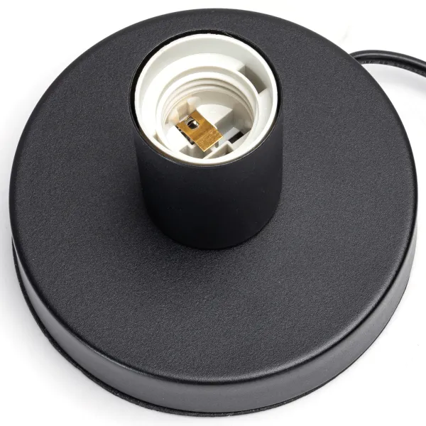 Tischleuchte Eisen E27 ohne Leuchtmittel 11x7x9,5cm