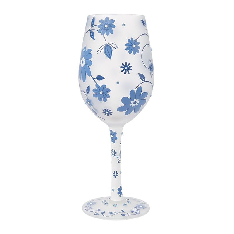 Weinglas CHINOISERIE CHARM by Lolita handbemalt Unikat 444ml 8,5x8,5x22,5cm Weinglas CHINOISERIE CHARM by Lolita handbemalt Unikat 444ml 8,5x8,5x22,5cm