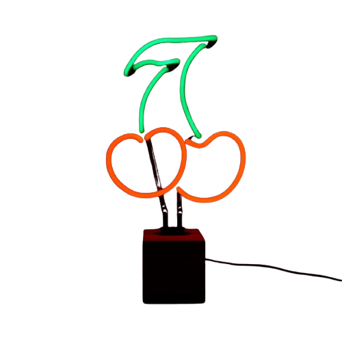 2-removebg-preview-8 Neon Sign CHERRY Glas inkl. Betonsockel 12V 1,5m Kabel dimmbar handgemacht