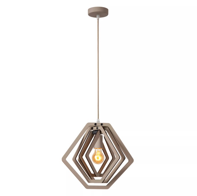 Pendelleuchte MAURO MDF E27 dimmbar 33,5x33,5x100cm