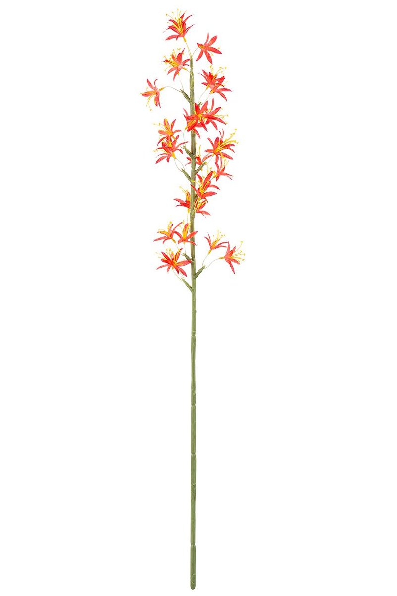 Stielblume Steppenkerze Kunststoff Rot 10x65cm