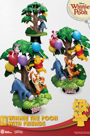 8NPkgv1gdGv9z7 Disney D-Stage Sammlerstück Diorama "Winnie The Pooh With Friends" 16cm PVC