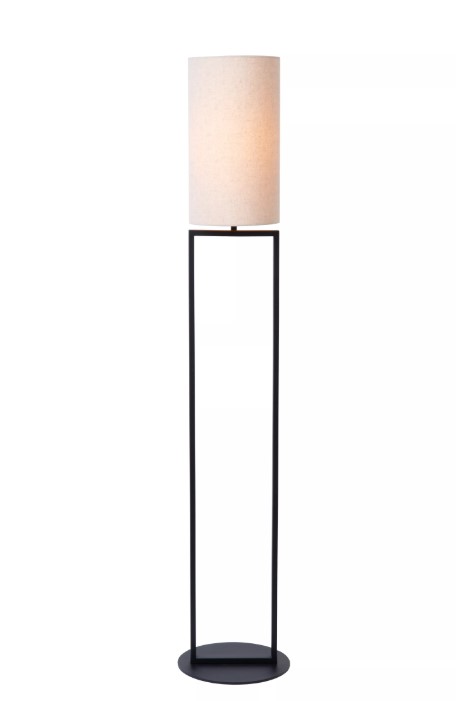Stehlampe HERMAN Baumwolle Stahl E27 26x26x137cm