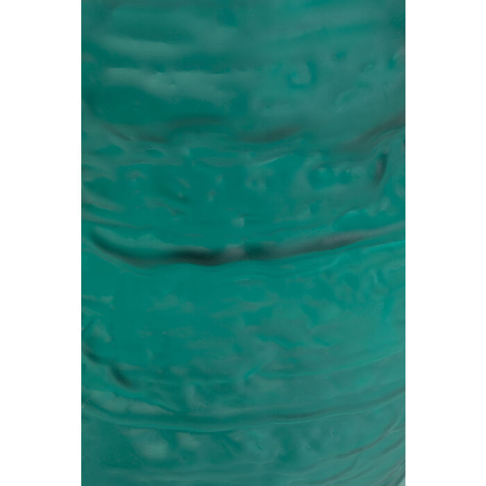 Vase Enrique Türkis mundgeblasen Unikat 46,5x34x27cm
