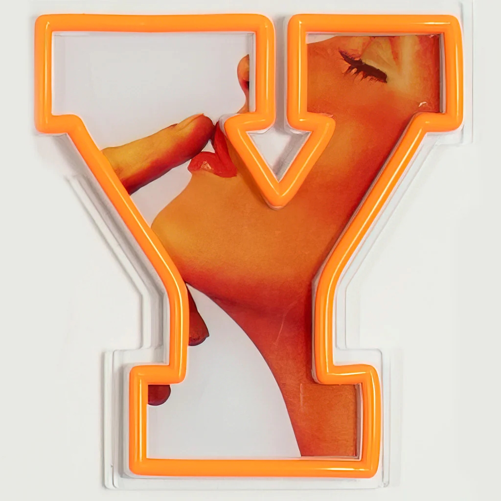 3dpYTooMyMdNGy Neon Sign PLAYBOY meets Locomocean Acryl Orange 12V dimmbar handgemacht 115x1,9x19,5cm