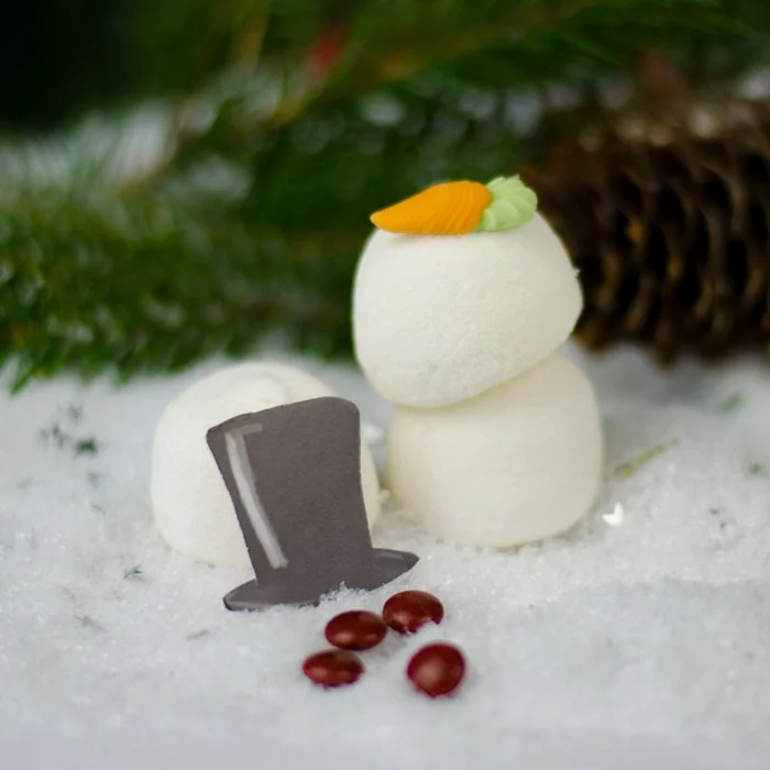 Naschbeutel Schneemann Bastelset Süßigkeiten Mischung 25g