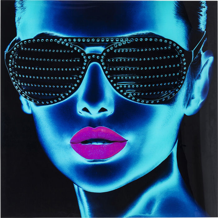 1oeIQZtzsZHuqc Glasbild TOUGH GIRL 120x120x4cm