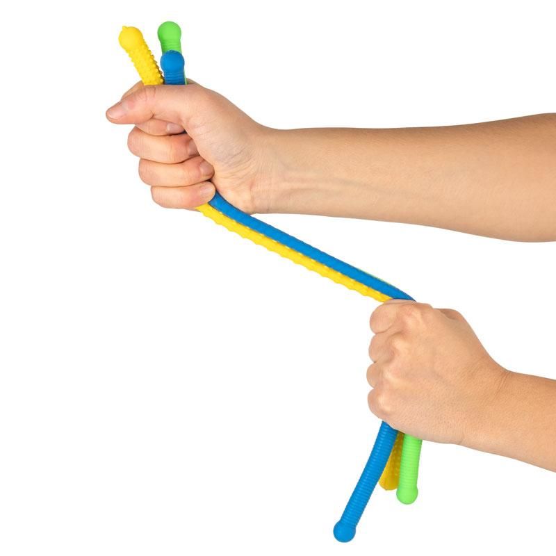 Anti-Stress Schnur SPACE pink-orange-gelb 3-er Set