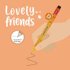 Gelstift Lovely Friends mit abnehmbarer Löwen-Figur 0,5