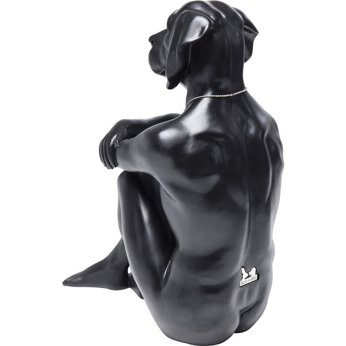 86z65dhSGqCa86 Dekofigur Gangster Dog Black 33x26x17cm