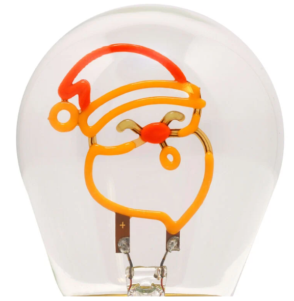 Tischlampe in Glühbirnenform - Bulb Fiction - Weihnachtsmann