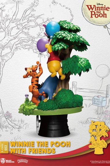 3Iu7wW2e5dkAj8 Disney D-Stage Sammlerstück Diorama "Winnie The Pooh With Friends" 16cm PVC