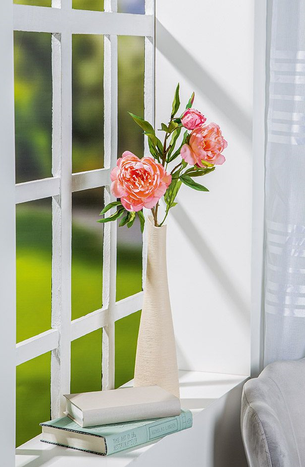 Stielblume LOUISE Kunststoff Rosa 74cm