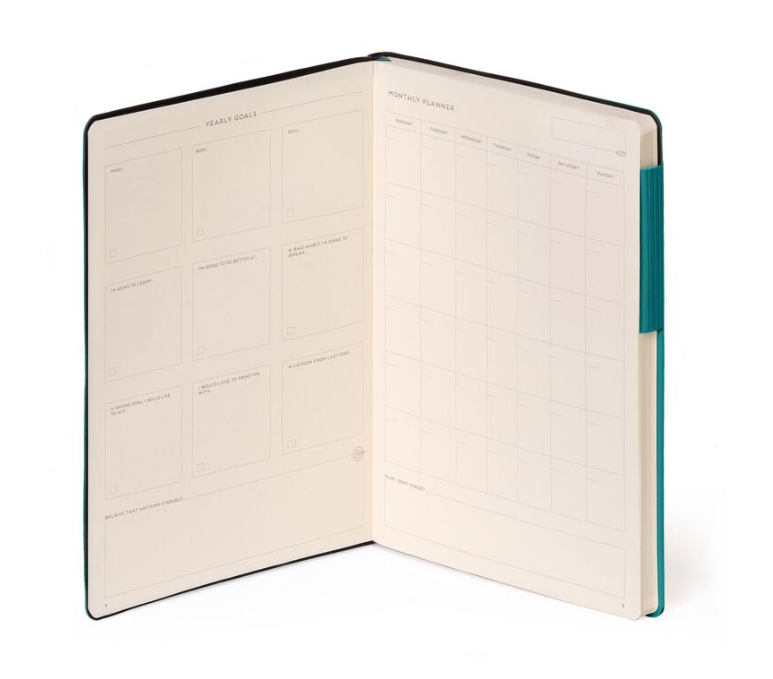 3YvDy3C2iQEndy Liniertes Notizbuch - Large - My Notebook 17,5x24,3cm 192 nummerierte Seiten Malachite Green Grün