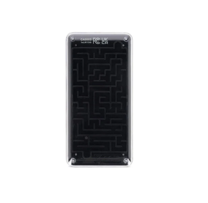 2PJjPw5zsGtGvT Taschenrechner - Calcoolator mit Ball-Maze-Spiel auf Rückseite Genius-Motiv