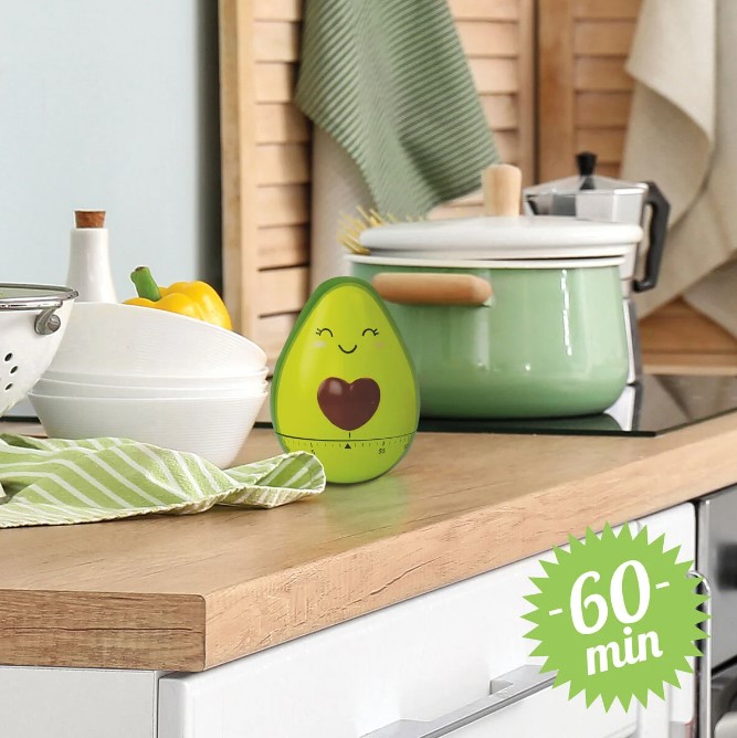 15PmuMIqLRGGjy Küchentimer Küchenuhr Avocado