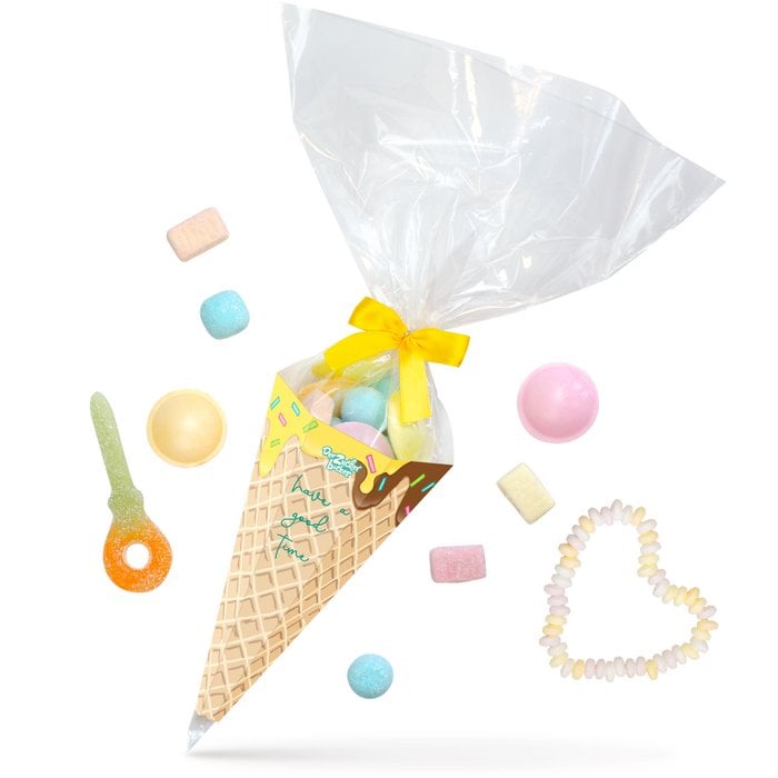 Zuckertüte Eistüte vegan Bunte Süßigkeiten Mischung 120g