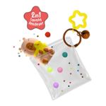 ABC Champions Happy Life Squishy Capybara mit Schlüsselanhänger 7,7x1,2x7,0cm 