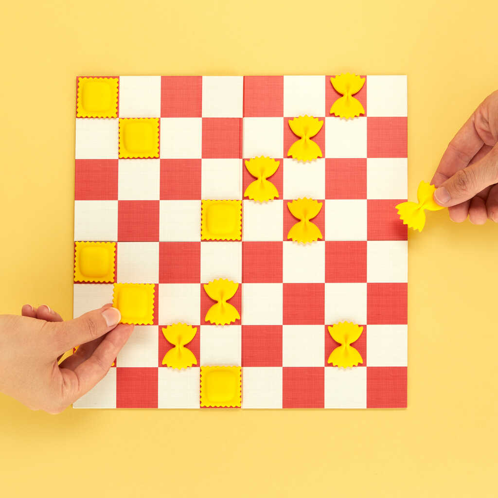Brettspiel CHECKEROLI Dame 14-teilig 24,8x16,5x3,2cm