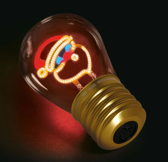 Tischlampe in Glühbirnenform - Bulb Fiction - Weihnachtsmann