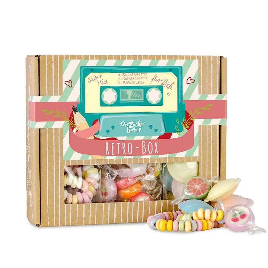Naschbox RETRO KLASSIKER 92g Naschbox RETRO KLASSIKER 92g