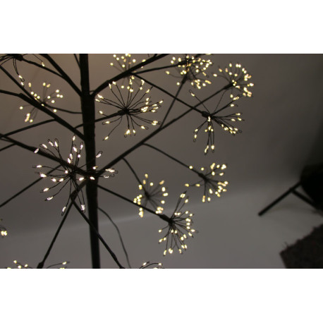 LED Baum "Dolde" Schwarz 896 Lichter Outdoor 120cm