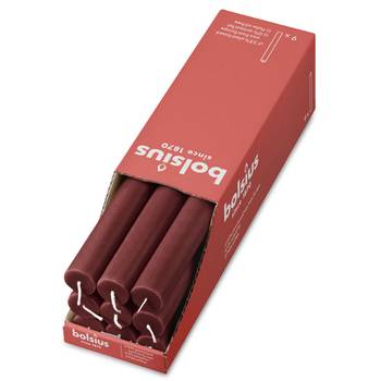 csm_884047_Product_53ba2c4374 9er-Pack Haushaltskerze RUSTIK Samtrot 2,3x2,3x27cm