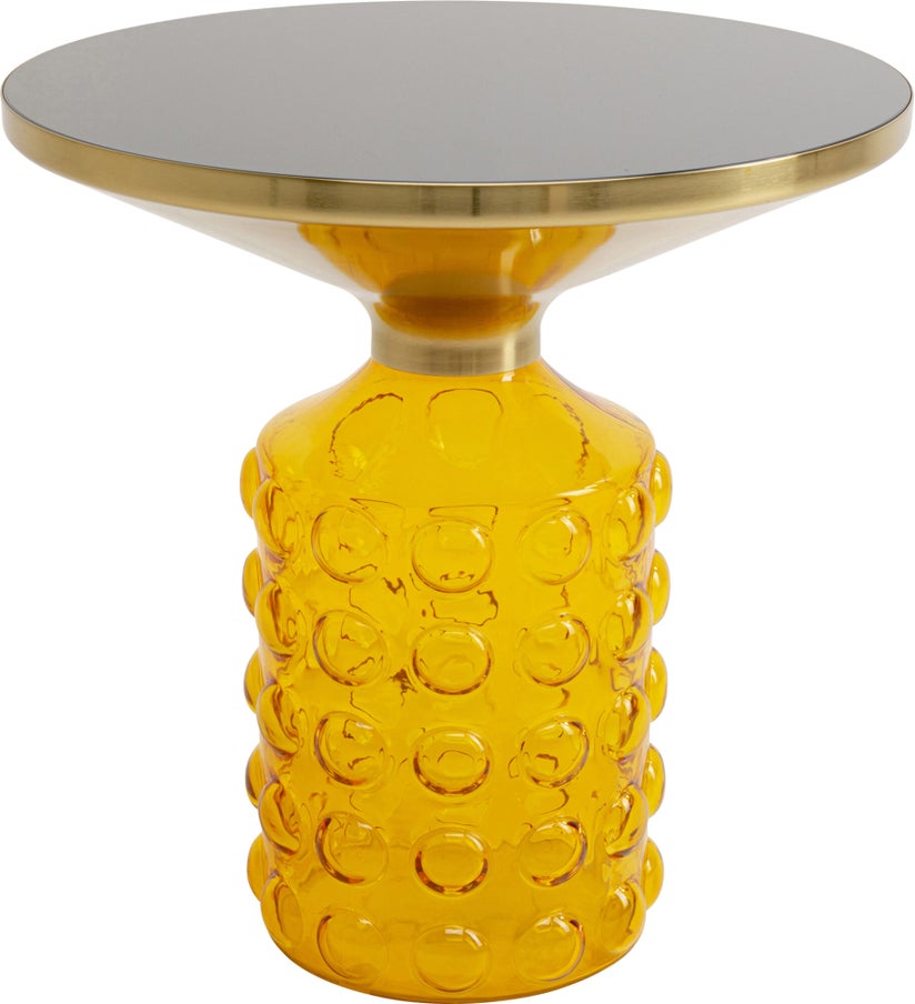 Beistelltisch LOLA Glas Stahl 50x50x52cm
