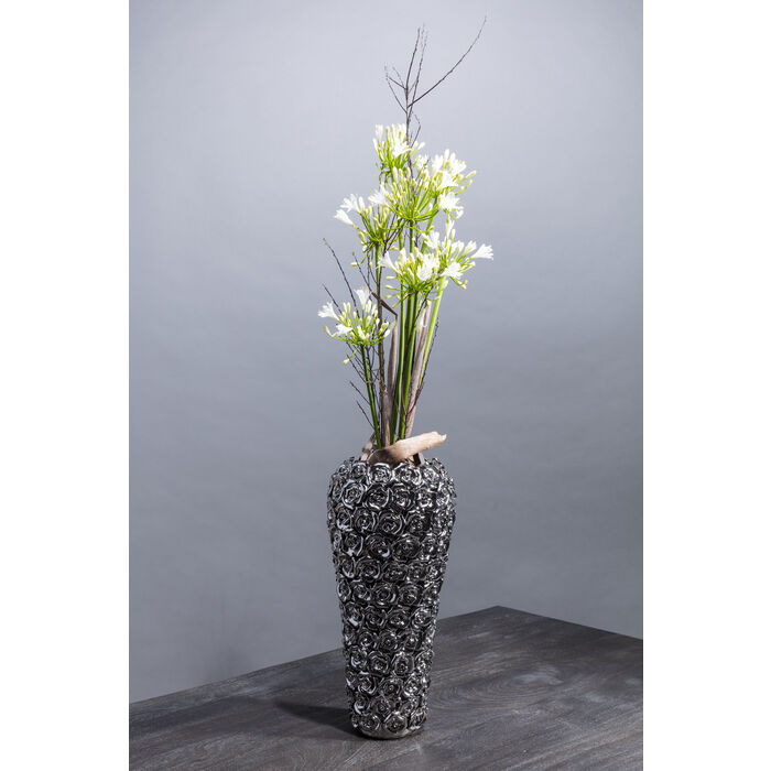33mYPnF1NJMqZW Vase Rose Multi Chrome Big handgearbeitet Unikat 45x21,5x21,5cm