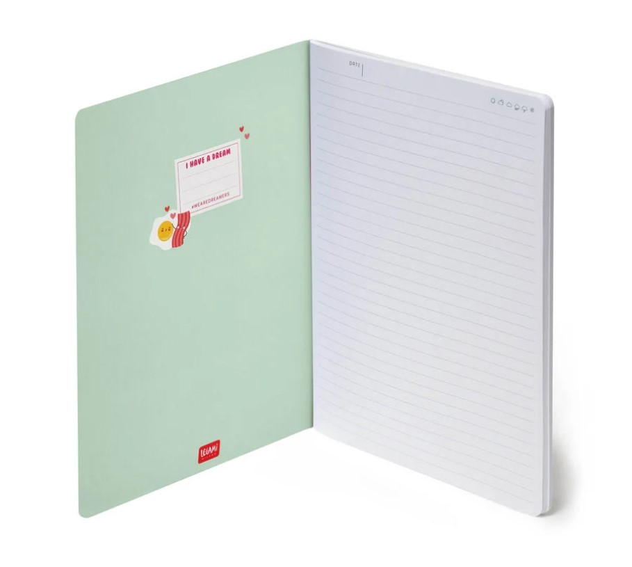 1h7JEEt4U0G74J Liniertes Notizbuch - Large B5 - My Notebook 18,5x24,8cm 100 Seiten Egg