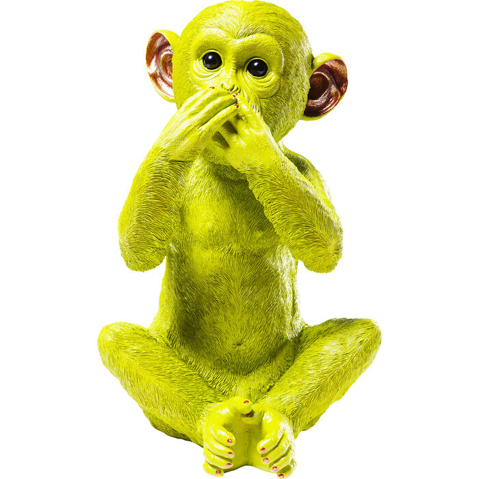 61783 Spardose MONKEY IWAZARU Polyresin Grün 22x22,5x34cm