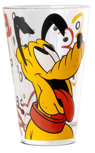 33nr0Kj3X80Ldp 2er-Trinkglas Set GOOFY & PLUTO Glas Mehrfarbig 310ml 8x8x12,5cm