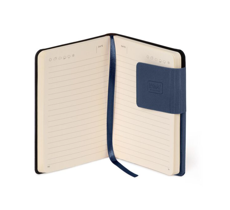 4z4xmKIvhqTWnG Liniertes Notizbuch - Small - My Notebook 9,5x13,5cm 192 nummerierte Seiten Galactic Blue
