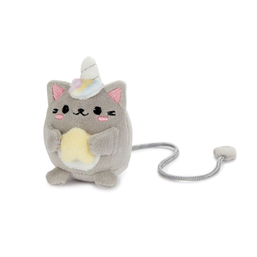 Buchzeichen FLUFFY KAWAII STARRY Grau Lesezeichen 6x6x5cm