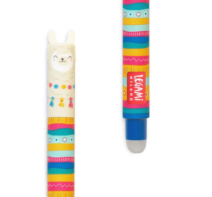 Löschbarer Gelstift - Erasable Pen Lama Llama