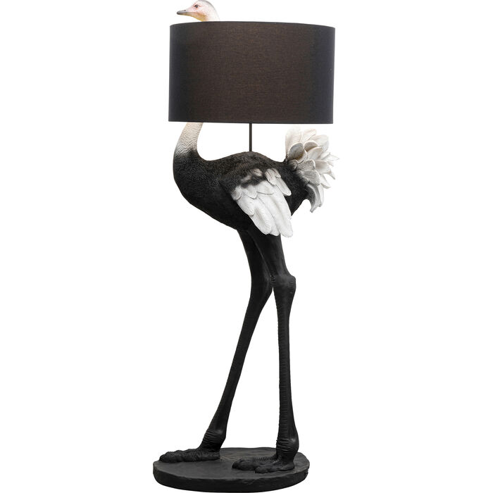 KARE-57259-master-a-700x700 Stehleuchte ANIMAL OSTRICH Polyresin Leinen E27 handgearbeitet 50x62x146,5cm